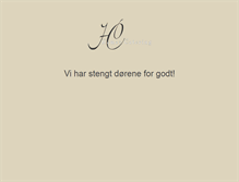 Tablet Screenshot of hamarcatering.no